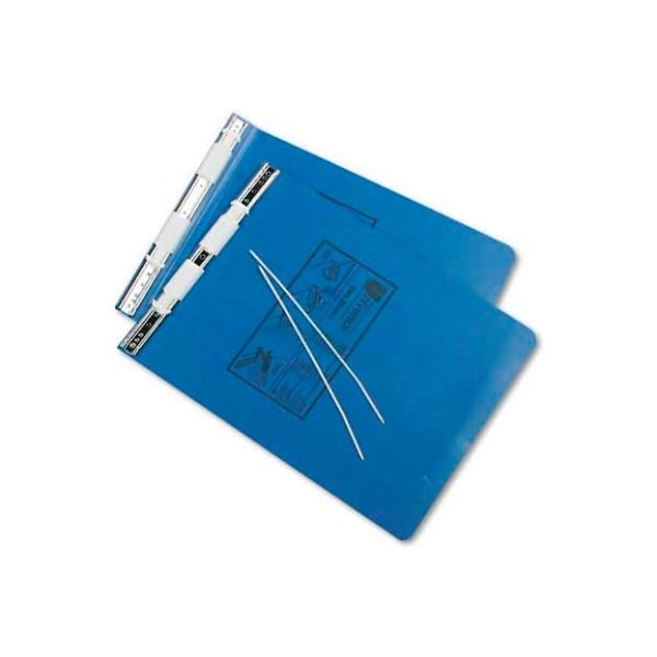 Universal Universal Pressboard Hanging Data Binder, 9-1/2 x 11, Unburst Sheets, Blue UNV15432*** - main